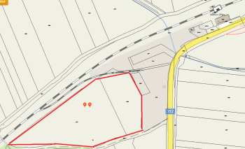 Zákres území v katastrální mapě Zákres území v katastrální mapě